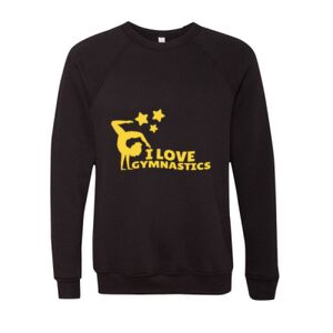 Unisex Sponge Fleece Raglan Crewneck Sweatshirt Thumbnail