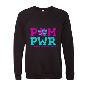Unisex Sponge Fleece Raglan Crewneck Sweatshirt Thumbnail