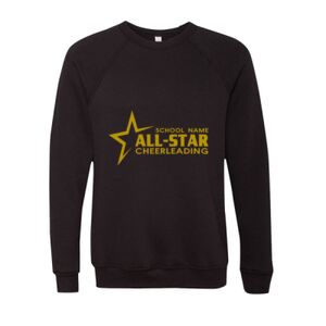 Unisex Sponge Fleece Raglan Crewneck Sweatshirt Thumbnail