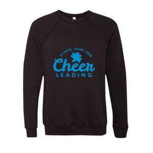 Unisex Sponge Fleece Raglan Crewneck Sweatshirt Thumbnail