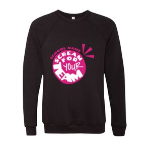 Unisex Sponge Fleece Raglan Crewneck Sweatshirt Thumbnail