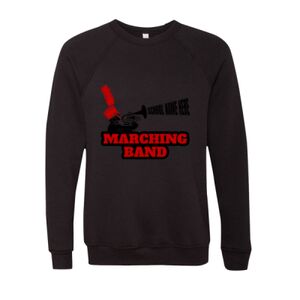 Unisex Sponge Fleece Raglan Crewneck Sweatshirt Thumbnail