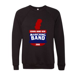 Unisex Sponge Fleece Raglan Crewneck Sweatshirt Thumbnail