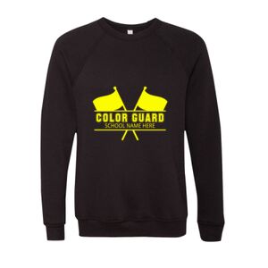 Unisex Sponge Fleece Raglan Crewneck Sweatshirt Thumbnail