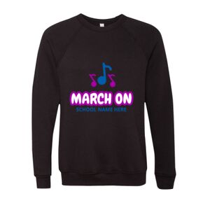 Unisex Sponge Fleece Raglan Crewneck Sweatshirt Thumbnail