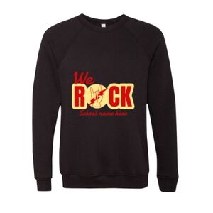 Unisex Sponge Fleece Raglan Crewneck Sweatshirt Thumbnail