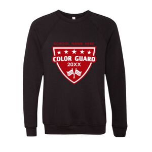 Unisex Sponge Fleece Raglan Crewneck Sweatshirt Thumbnail