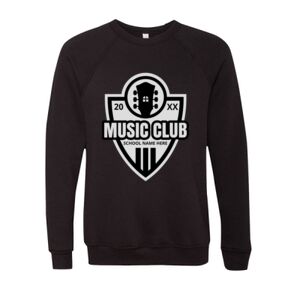 Unisex Sponge Fleece Raglan Crewneck Sweatshirt Thumbnail