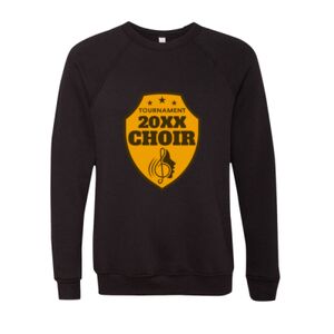 Unisex Sponge Fleece Raglan Crewneck Sweatshirt Thumbnail