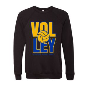 Unisex Sponge Fleece Raglan Crewneck Sweatshirt Thumbnail