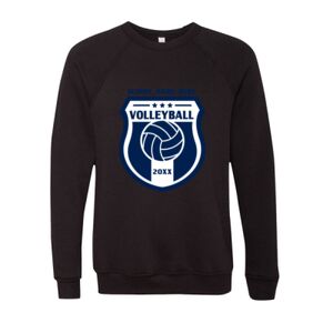 Unisex Sponge Fleece Raglan Crewneck Sweatshirt Thumbnail