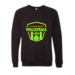 Unisex Sponge Fleece Raglan Crewneck Sweatshirt Thumbnail
