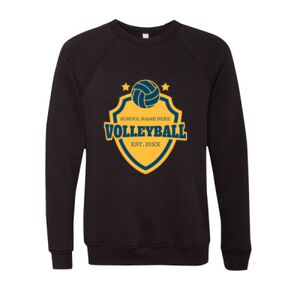 Unisex Sponge Fleece Raglan Crewneck Sweatshirt Thumbnail