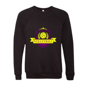 Unisex Sponge Fleece Raglan Crewneck Sweatshirt Thumbnail