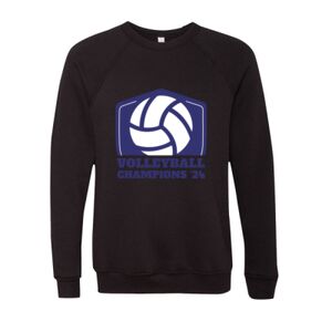 Unisex Sponge Fleece Raglan Crewneck Sweatshirt Thumbnail