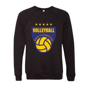Unisex Sponge Fleece Raglan Crewneck Sweatshirt Thumbnail