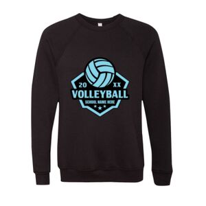 Unisex Sponge Fleece Raglan Crewneck Sweatshirt Thumbnail