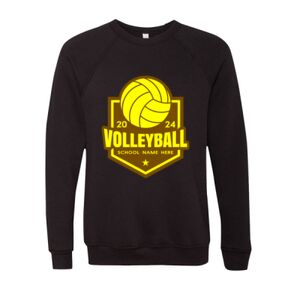 Unisex Sponge Fleece Raglan Crewneck Sweatshirt Thumbnail