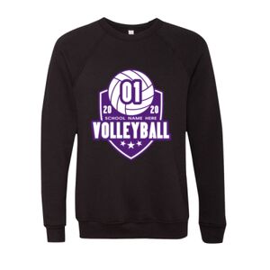 Unisex Sponge Fleece Raglan Crewneck Sweatshirt Thumbnail