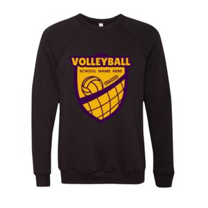 Unisex Sponge Fleece Raglan Crewneck Sweatshirt Thumbnail