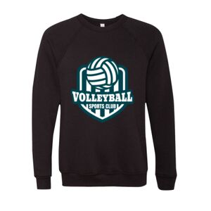 Unisex Sponge Fleece Raglan Crewneck Sweatshirt Thumbnail