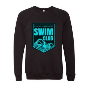 Unisex Sponge Fleece Raglan Crewneck Sweatshirt Thumbnail