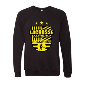 Unisex Sponge Fleece Raglan Crewneck Sweatshirt Thumbnail