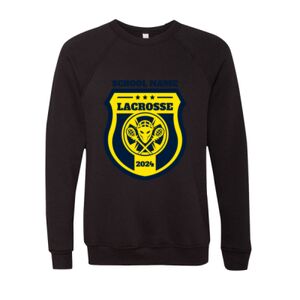 Unisex Sponge Fleece Raglan Crewneck Sweatshirt Thumbnail