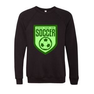 Unisex Sponge Fleece Raglan Crewneck Sweatshirt Thumbnail