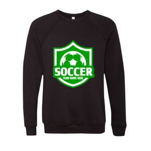 Unisex Sponge Fleece Raglan Crewneck Sweatshirt Thumbnail