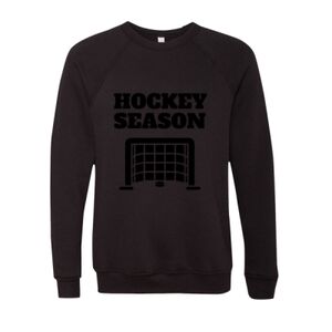 Unisex Sponge Fleece Raglan Crewneck Sweatshirt Thumbnail
