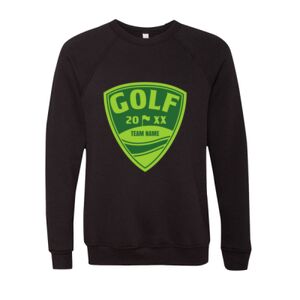 Unisex Sponge Fleece Raglan Crewneck Sweatshirt Thumbnail