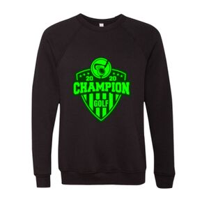 Unisex Sponge Fleece Raglan Crewneck Sweatshirt Thumbnail