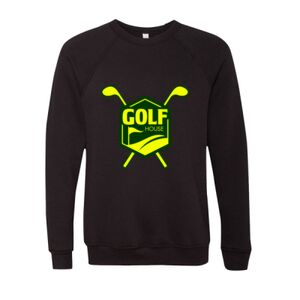 Unisex Sponge Fleece Raglan Crewneck Sweatshirt Thumbnail