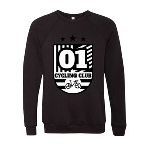 Unisex Sponge Fleece Raglan Crewneck Sweatshirt Thumbnail