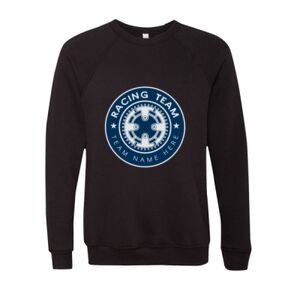 Unisex Sponge Fleece Raglan Crewneck Sweatshirt Thumbnail
