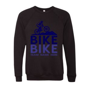Unisex Sponge Fleece Raglan Crewneck Sweatshirt Thumbnail