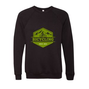 Unisex Sponge Fleece Raglan Crewneck Sweatshirt Thumbnail