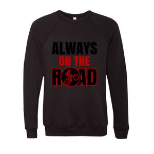 Unisex Sponge Fleece Raglan Crewneck Sweatshirt Thumbnail