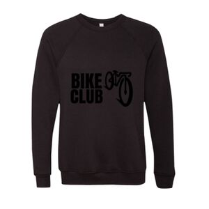 Unisex Sponge Fleece Raglan Crewneck Sweatshirt Thumbnail
