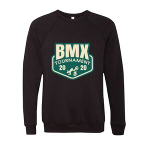 Unisex Sponge Fleece Raglan Crewneck Sweatshirt Thumbnail