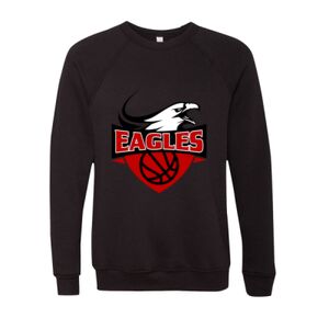 Unisex Sponge Fleece Raglan Crewneck Sweatshirt Thumbnail
