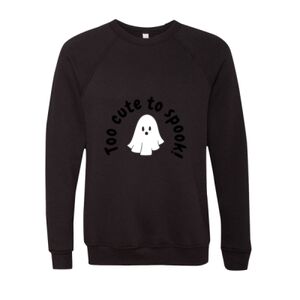 Unisex Sponge Fleece Raglan Crewneck Sweatshirt Thumbnail