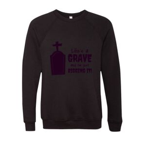 Unisex Sponge Fleece Raglan Crewneck Sweatshirt Thumbnail