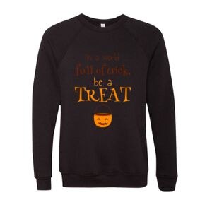 Unisex Sponge Fleece Raglan Crewneck Sweatshirt Thumbnail