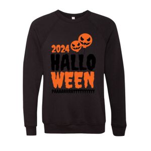 Unisex Sponge Fleece Raglan Crewneck Sweatshirt Thumbnail