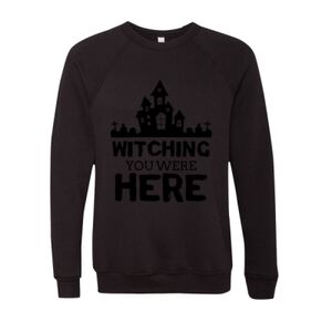 Unisex Sponge Fleece Raglan Crewneck Sweatshirt Thumbnail