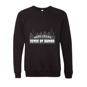 Unisex Sponge Fleece Raglan Crewneck Sweatshirt Thumbnail
