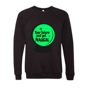 Unisex Sponge Fleece Raglan Crewneck Sweatshirt Thumbnail