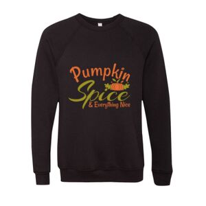 Unisex Sponge Fleece Raglan Crewneck Sweatshirt Thumbnail